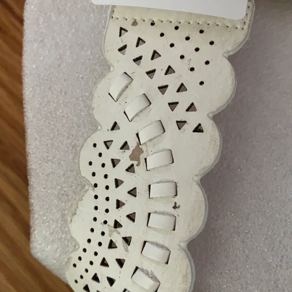 White Wedge Sandals - Picture 4 of 5
